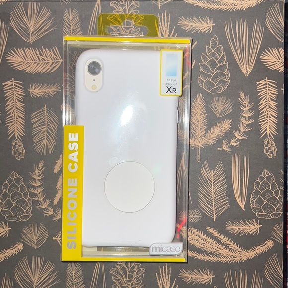 White iPhone XR Case - Picture 1 of 2